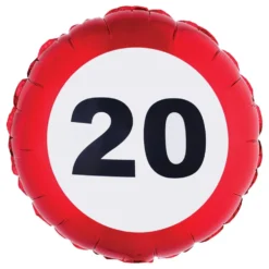 Folieballong Trafikskylt 20