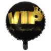Folieballong VIP Svart/Guld