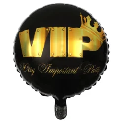 Folieballong VIP Svart/Guld