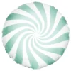 Folieballong Vit/Mint Candy