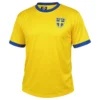 Fotbollströja T-shirt Sverige Supportertröja