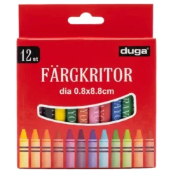 Färgkritor Färgmix
