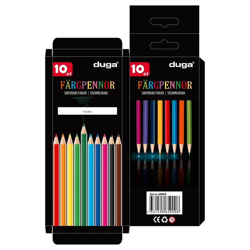 Färgpennor 10-pack