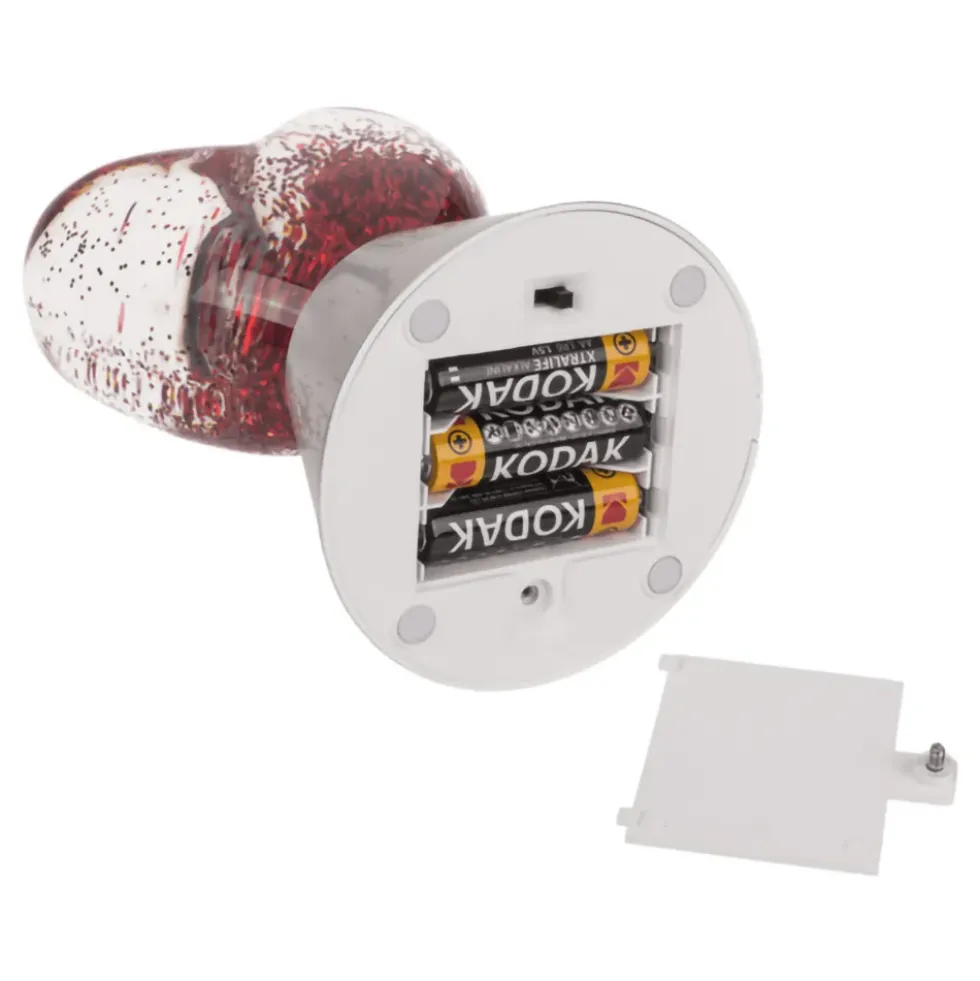 Färgskiftande Lampa Hjärta Glittrande