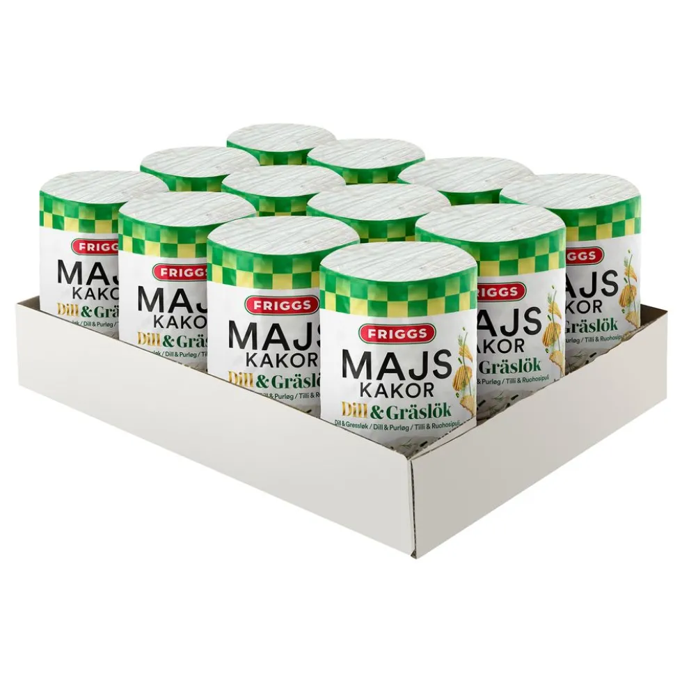 Friggs Majskakor Dill & Gräslök Storpack
