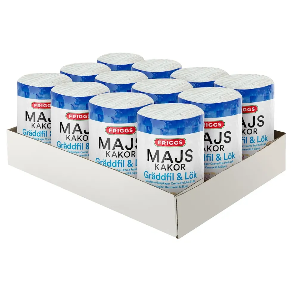 Friggs Majskakor Gräddfil & Lök Storpack