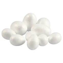 Frigolitägg Vita