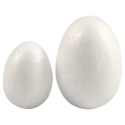Frigolitägg Vita