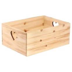 Förvaringslådor i Trä med Hjärta