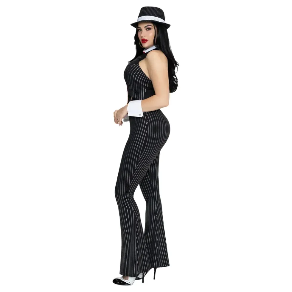Gangster Catsuit Deluxe Maskeraddräkt