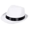 Gangsterhatt Al Capone Vit