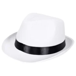 Gangsterhatt Al Capone Vit