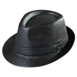 Gangsterhatt i Läderlook