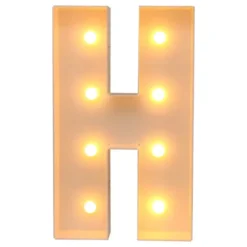Gigantiska Bokstäver med LED-Lampor