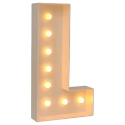 Gigantiska Bokstäver med LED-Lampor