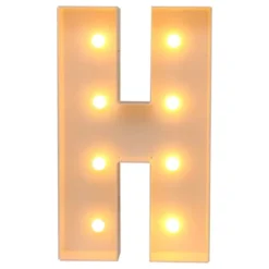 Gigantiska Bokstäver med LED-Lampor