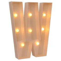Gigantiska Bokstäver med LED-Lampor
