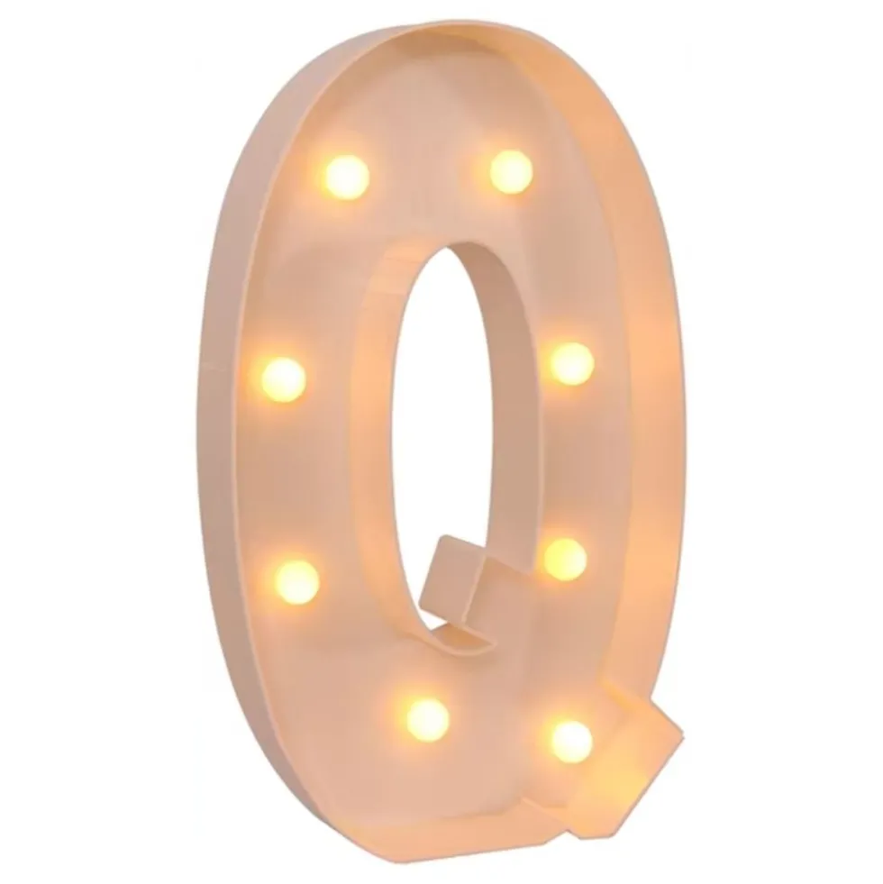 Gigantiska Bokstäver med LED-Lampor