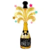 Gigantisk Folieballong Champagneflaska Let's Party