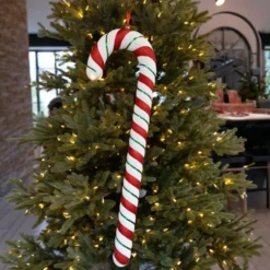 Gigantisk Polkagris Juldekoration