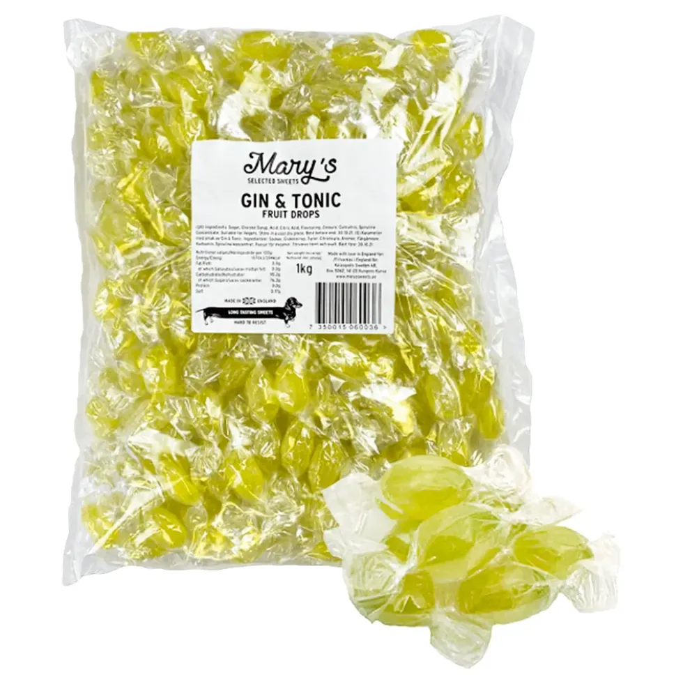Gin & Tonic Fruit Drops Storpack