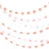 Girlanger Cirklar Roséguld Blush