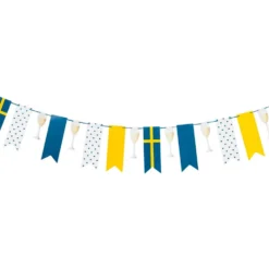Girlang Flaggor och Champagneglas DIY