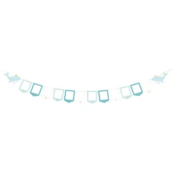 Girlang Fotoramar Baby Blå