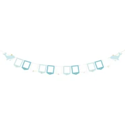 Girlang Fotoramar Baby Blå