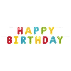 Girlang Happy Birthday Ballong