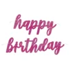 Girlang Happy Birthday Rosa/Glitter