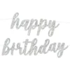 Girlang Happy Birthday Silverskimrande