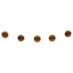 Girlang Honeycombs Guld