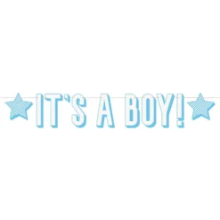 Girlang Its a Boy Blå
