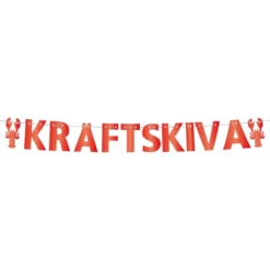 Girlang Kräftskiva Bokstäver