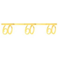 Girlang Siffra Guld Metallic