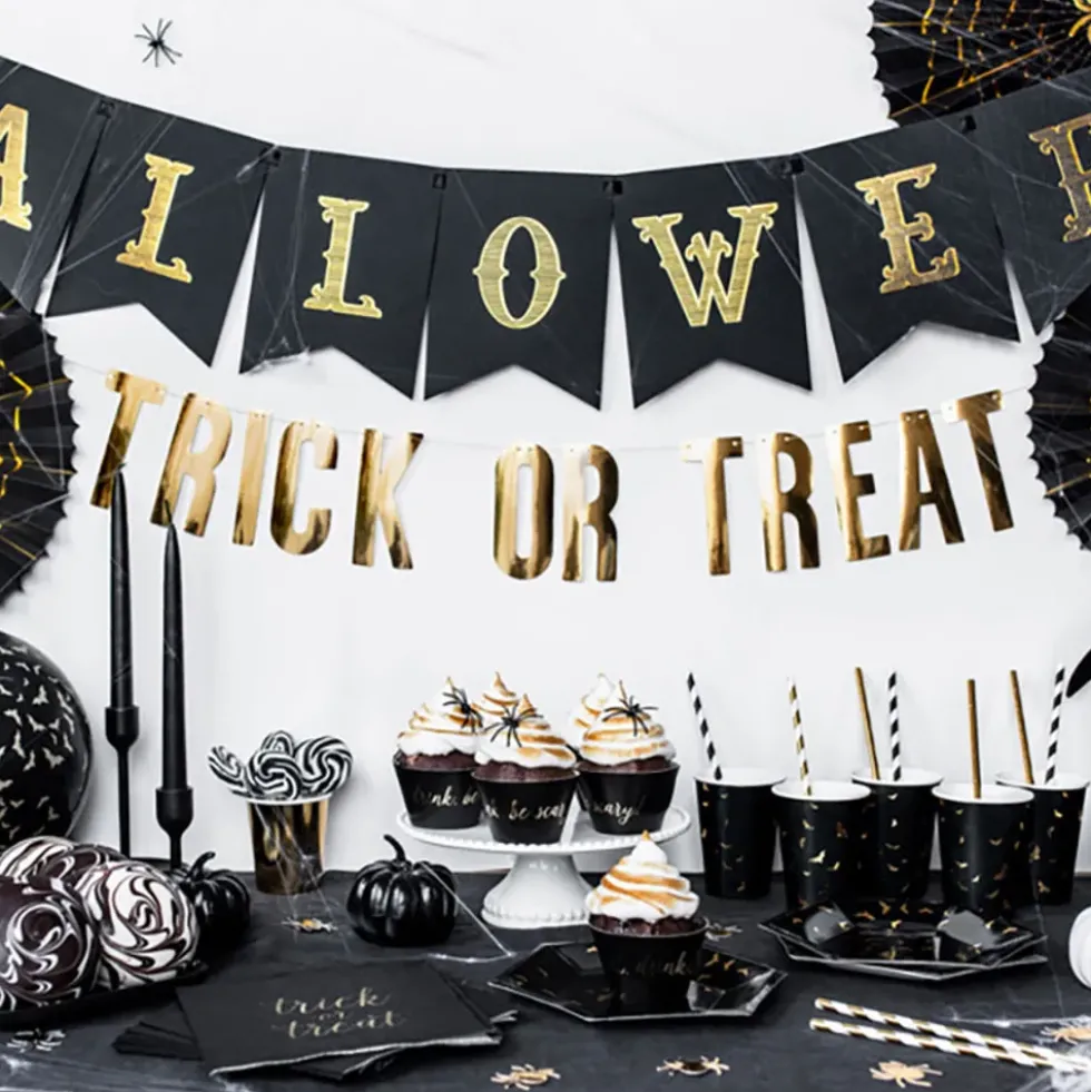 Girlang Svart Halloween