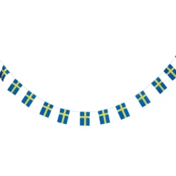 Girlang Sverigeflaggor