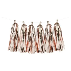 Girlang Tofsar Roséguld