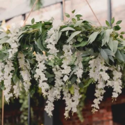 Girlang Wisteria med Blommor