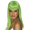 Glamourama Neongrön Peruk