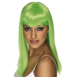 Glamourama Neongrön Peruk