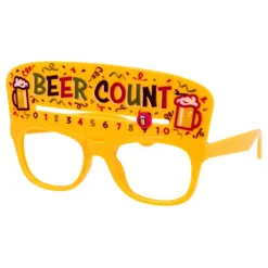 Glasögon Beer Count Gul