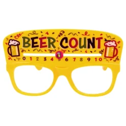Glasögon Beer Count Gul