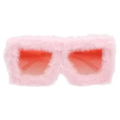 Glasögon Fluffiga Rosa
