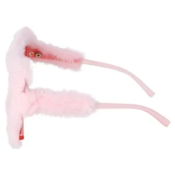 Glasögon Fluffiga Rosa