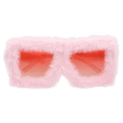 Glasögon Fluffiga Rosa