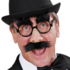 Glasögon med Näsa och Mustasch