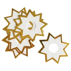 Glasmarkörer med Guldkant
