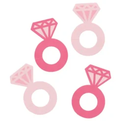 Glasmarkörer Ringar Rosa